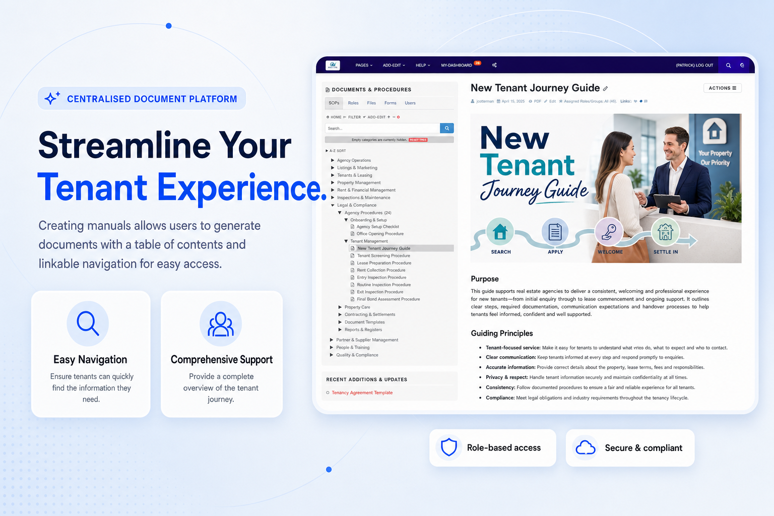 TKO Guides PDF manual output for real estate new client journey guide
